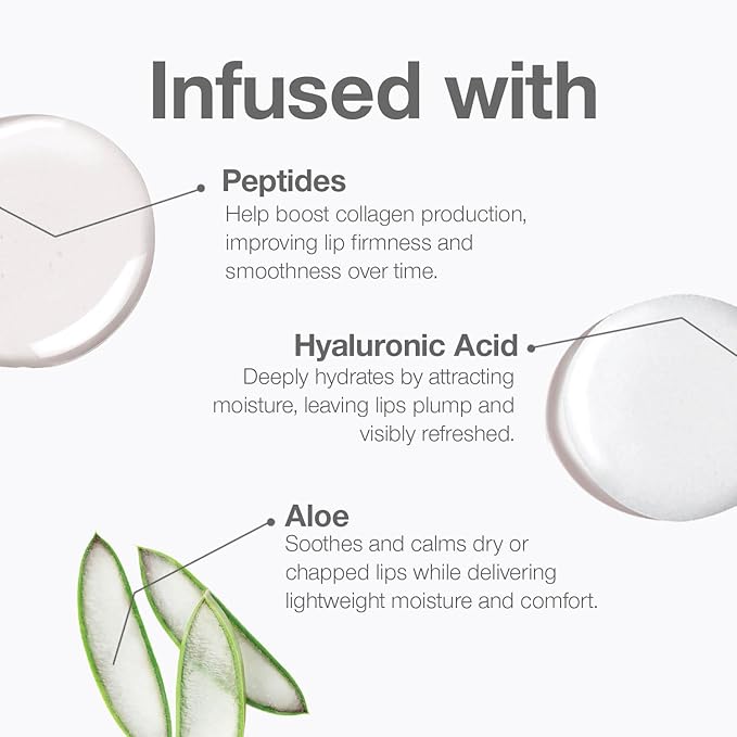 Palladio Lip Glaze Serum, Hydrating Lip Gloss with Peptides & Hyaluronic Acid for Plump, Smooth, and Nourished Lips – Vegan, High-Shine, Non-Sticky Finish (Sugar Plum)
