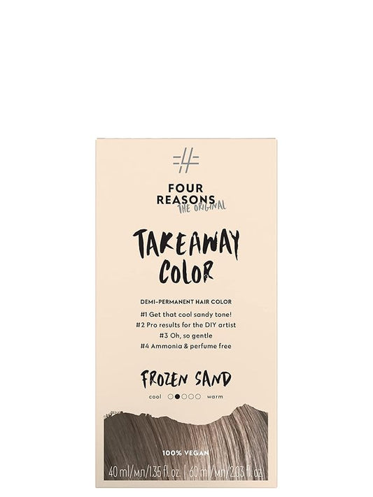 Four Reasons Original Takeaway Color - Frozen Sand – 8.23 Cool Sand - Demi-Permanent Hair Color - Ammonia-Free and Fragrance-Free Hair Dye - 100% Vegan & Cruelty Free