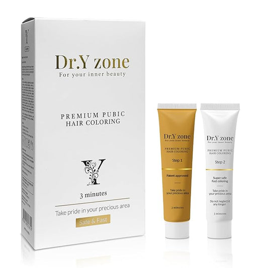 Color for Hair ‘Down There’, Cream Type, Natural Black-Brown Color, Easy to Apply, 3-Minute Touch-Up