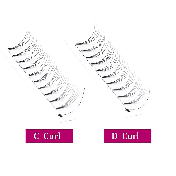 Volume Lash Extensions Premade Fans Eyelash Extensions Short Stem 3D 4D 5D 6D Premade Lash Extensions Fans 0.07 0.10 8-20mm Available Premade Lash Fans (5D-0.10D, 17mm)