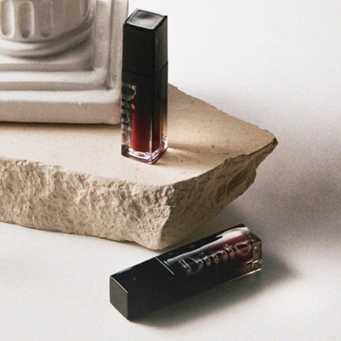 DINTO Blur-Glowy MINI Lip Tint (252 Memento Mori) - Glossy Finish, Hydrating, Long Lasting, Lightweight Texture, Non-Sticky, Vegan & Cruelty-Free, Korean makeup (11 colors)