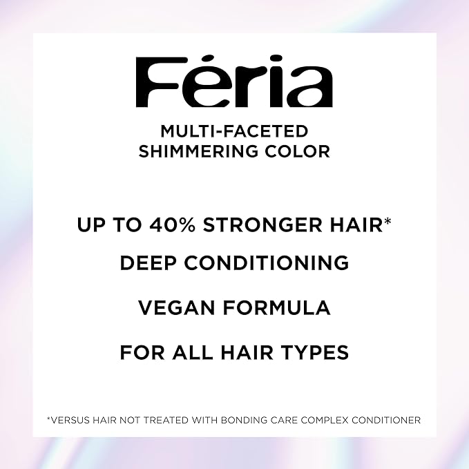 L'Oreal Paris Feria Multi-Faceted Shimmering Permanent Hair Color, 50 Havana Brown (Medium Brown), Pack of 2, Hair Dye