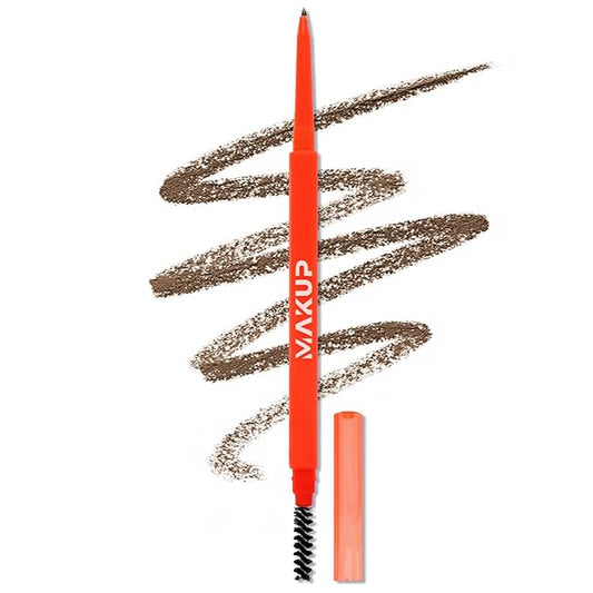 MAKUP Skinny Brow, Ultra Precise Eyebrow Pencil, Creamy, Micro Stroke Pencil Defines to Create Full, Natural Brows Light Brown (Taupe)
