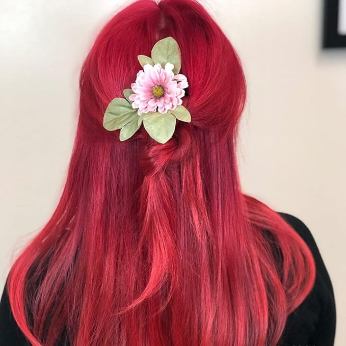 MANIC PANIC Classic Red Passion Semi Permanent Hair Color - Medium Cherry Red Hair Dye for Women & Men That Lasts 4-6 Weeks - Vegan, Ammonia & Cruelty-Free - Create & Mix Custom Shades (4oz)
