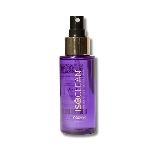 ISOCLEAN Professional Brush Cleaner 3 fl oz - Cosmic - Makeup Brush Cleaner for Cosmetic Tools, Cleans Bristles, Scented No-Rinse Formula Dries in 60 Seconds, Vegan, Not Tested on Animals, Spray Top