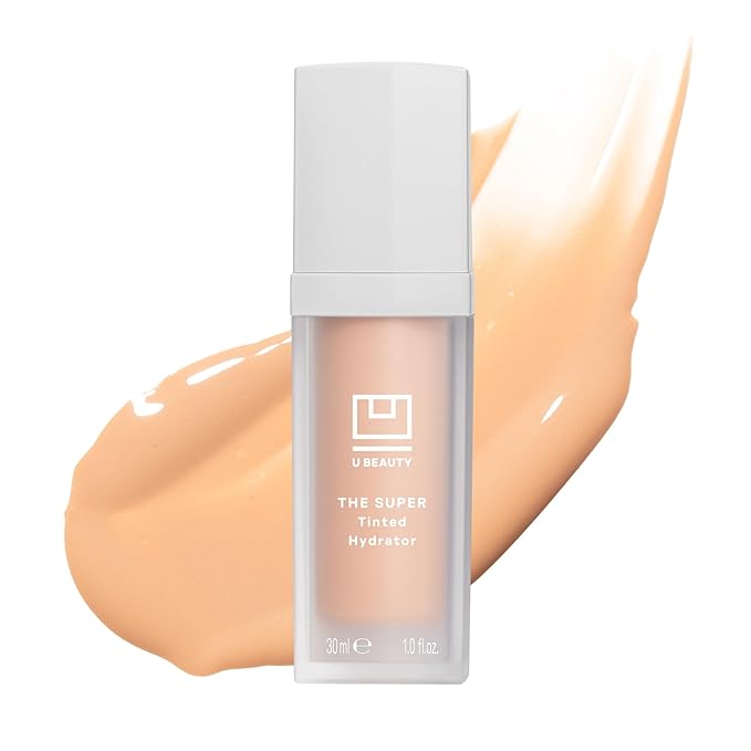 U Beauty The Super Tinted Hydrator Hyaluronic Acid Moisturizing Cream - Mega-Dose Skin Hydrator for Supple, Smooth, and Softer-Looking Skin For Up To 48 Hours - Shade 4-1.0 oz