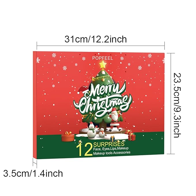 Makeup Set Box, Advent Surprise Assortment Gift with Professional Makeup Products, Cosmetics Set Party Favors for Women Teenager Girls, Vegan & Cruelty-Free