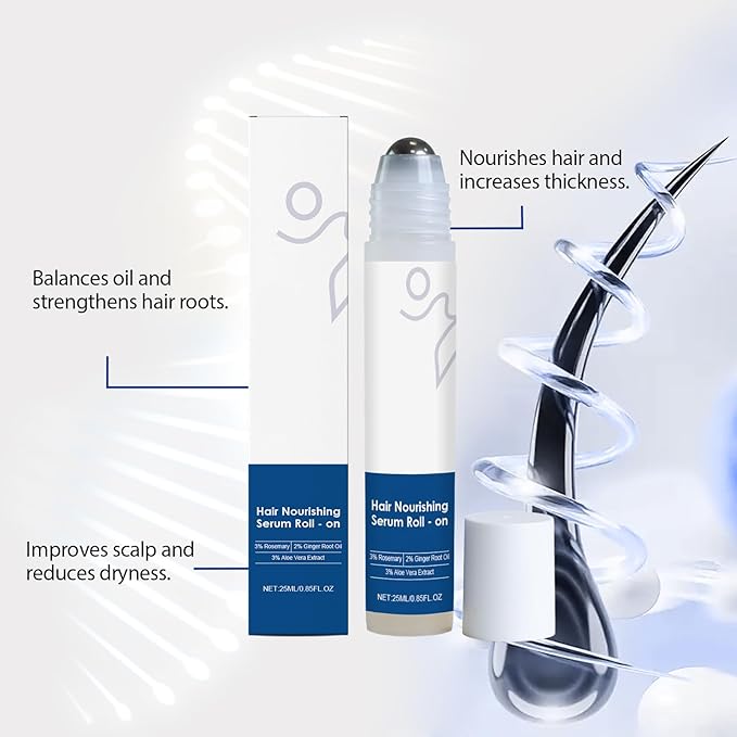 Rosemary Roll-On Hair Growth Serum With Redensyl & Anagain | for All Women's Hair Types, 25ml