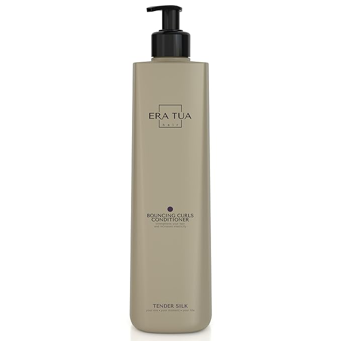 Tender Silk Bouncing Curls Shampoo | Dutch Made & Formulated | Care for Curly Hair Enhancing | Elegant Floral & Fruity Scent of Lychee, Peony, Magnolia & Rose | 750 ml
