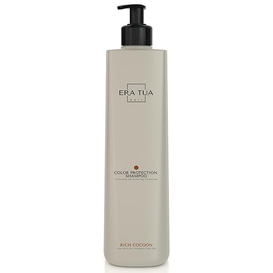 Rich Cocoon Color Protection Shampoo | Dutch Made & Formulated | Premium Color Safe for Color-Treated Hair | Cozy Scent of Warm Wood, White Amber & Jasmine | 750 ml