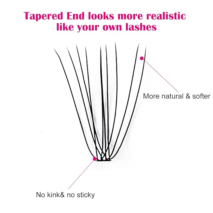 Lash Clusters 72 Individual Lashes Mixed Length Wispy Cluster Lashes Eyelash Clusters DIY Eyelash Extension Individual Lash Extension Supplies Mix (10D-0.07c, 12mm)