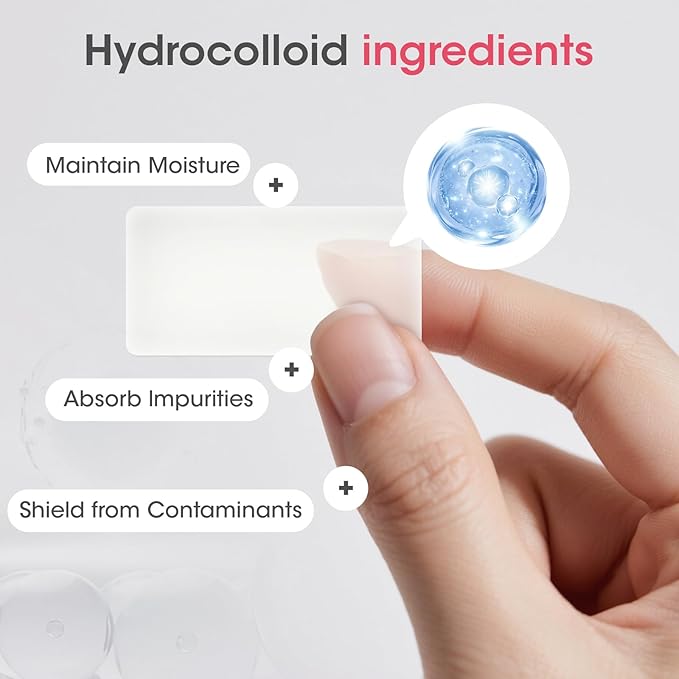 Pimple Patches for Face, 320 Counts 5 Sizes Large Patches, Hydrocolloid Blemishes Patch, Spot Dots Cover for Body, Chin, Cheek Zits & Blemish & Breakouts