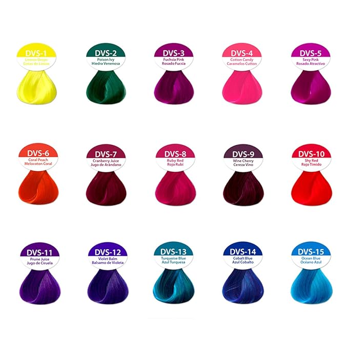 Da Vinci Extreme Semi Hair Colors(3.4oz) (DVS15_Ocean Blue)