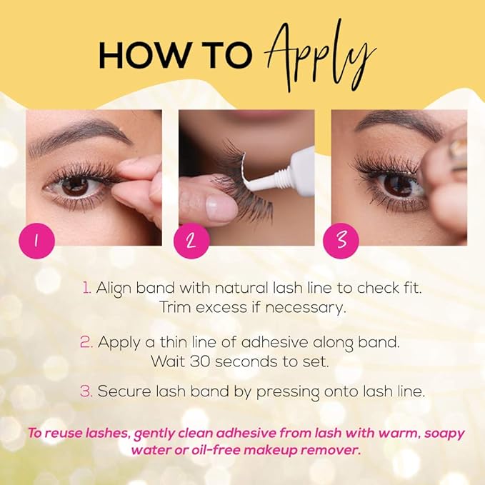 Andrea False Lashes Style 45 - Brown 4 pairs