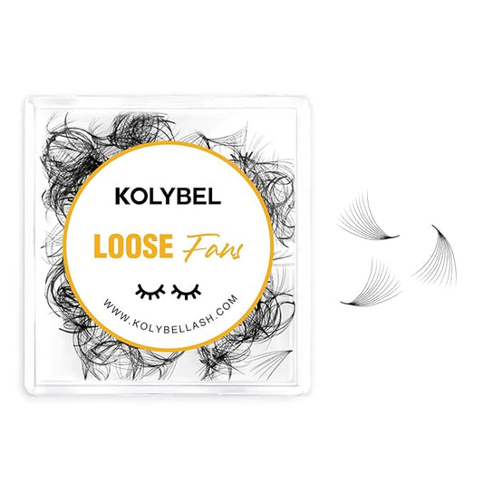 500 Premade Fans Lash Extension 10D 0.03 D Curl Promade Fans 9mm Premade Lash Fans for Eyelash Extension Middle Stem Handmade Loose Pre made Eyelash Fans Volume Soft Pointy Base (10D,0.03-D-9MM)