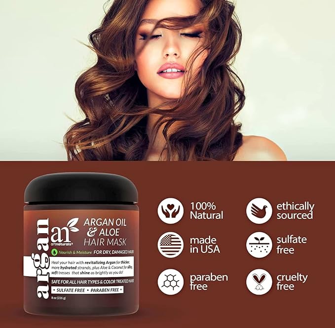 Artnaturals Argan Hair Mask, 8 Ounce