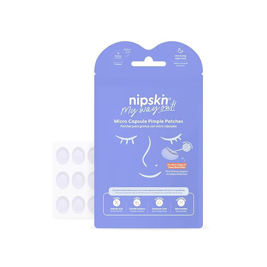 NIPSKIN - My Way Out Patches with Micro Hydrocolloid Capsules for Blind Granites -Waterproof Zit Stickers for All Skin Types