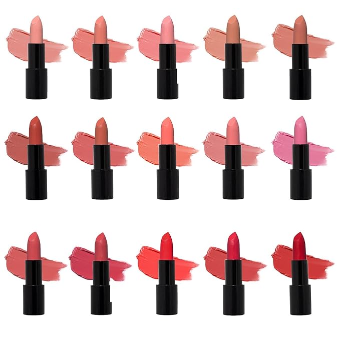 Radiant Professional Advanced Care Lipstick - Ultra Nourishing, Moisturizing Long Lasting Matte Lipstick With Vitamin E- UVA UVB Filters For Sun Protection- VELVET (03 FLAMINGO – ROSY NUDE)