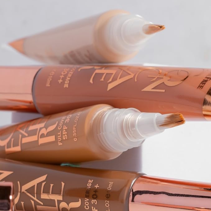 Beauty Hide and Chic Liquid Concealer – Golden Beige (HC-07) – Full Coverage, Matte Finish, SPF 30++, Vegan, Cruelty-Free – 0.35 fl oz / 10 ml,pack of 1