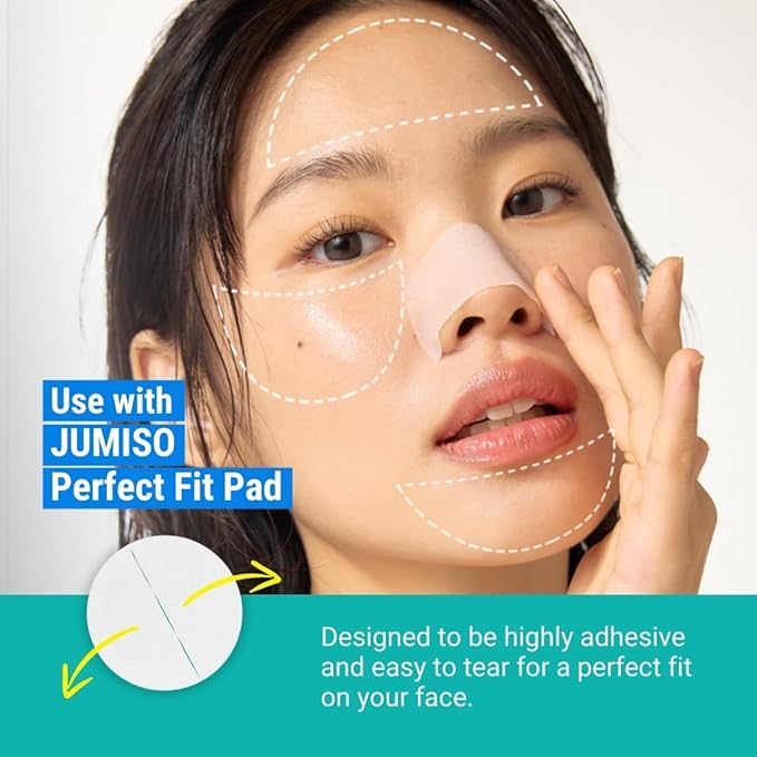 JUMISO Blackhead Melting Softener Cotton Pad Set - Korean Pore Care PHA Exfoliation Witch Hazel Tea Tree Cypress Water Sebum Control Complete Kit, 5.07 fl.oz. 40 Pads 10 Swabs
