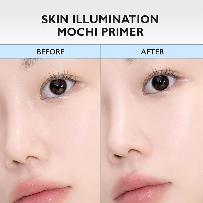 VIDIVICI Illumination Mochi Primer 1.01fl oz | Korean Makeup Primer for Flawless Skin, Pore Minimizing, Collagen-Infused, Seamless Serum Texture, Korean Skin Care