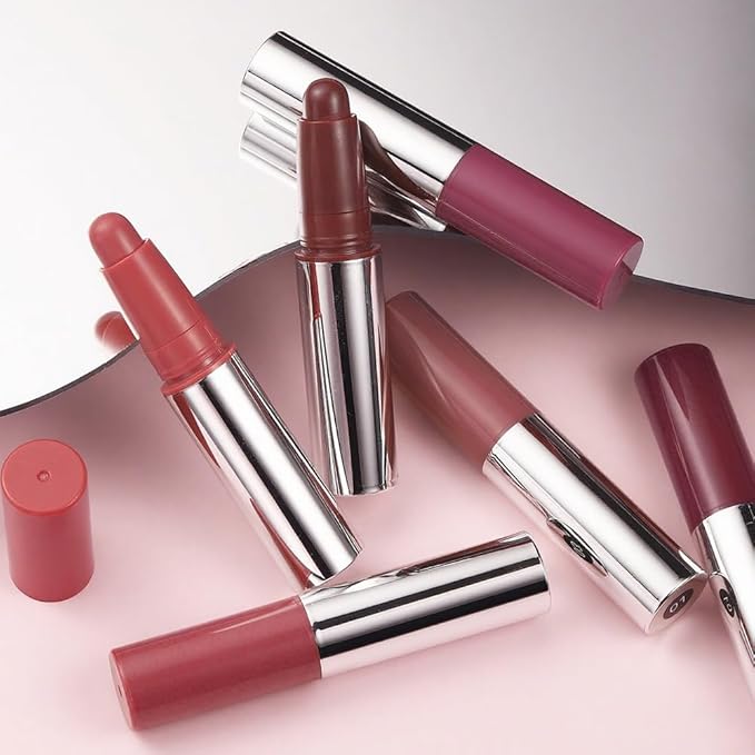 Chocolate Matte Lipstick Crayon for Women, Long Lasting Waterproof Velvet Lip Liner Pencil, High Pigment Creamy Lipstick, Longwear Non-Drying Lip Makeup Cruelty-free 24 Hours Original, 06#