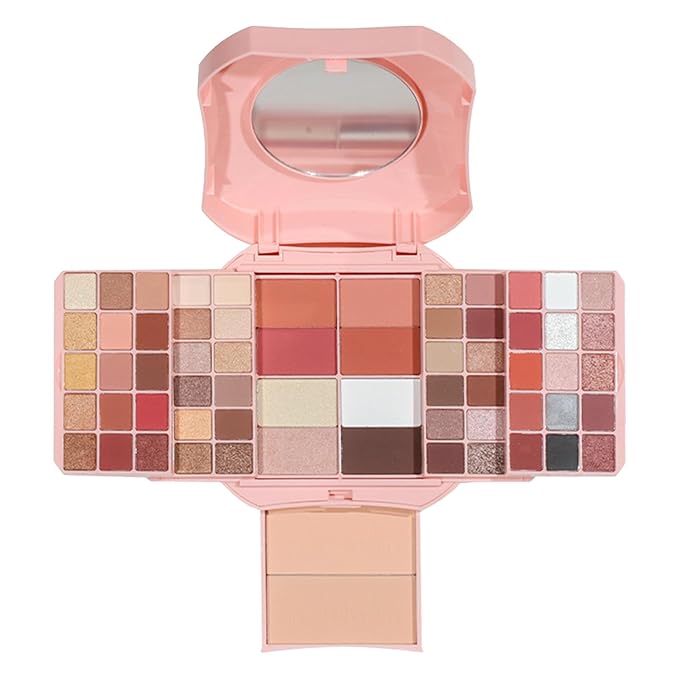 All In One Makeup Kit Matte Shimmer Eyeshadow Palette Professional Cosmetics Fashion Women Makeup Case Full Primer Set Present (B)