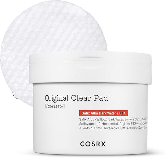 COSRX BHA Toner Pads, 70 Sheets, Exfoliating Pads for Dead Skin & Blackheads, Minimize Pores, Prevent Breakouts, Smooth Skin Texture, Korean Skin Care, Stocking Stuffers, Holiday Gifts,Gifts For Women