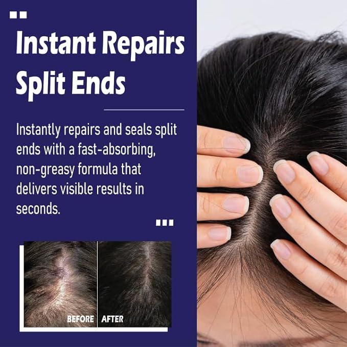 Ello Beauty Split End Repair Serum, Leave-In Split End Repair Serum, a lightweight serum that instantly repairs split ends for healthier-looking hair. 2.4 fl oz (2)