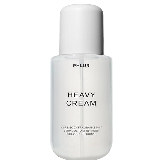 PHLUR Heavy Cream Body Mist – Hair and Body Mist & Body Spray Marshmallow, Whipped Cream, Jasmine, Coconut & Vanilla Body Spray (8 FL Oz)