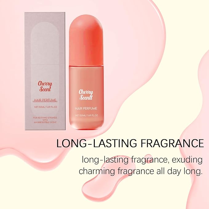 Hair Mist Perfume & Full Body Spray for Women - Cherry Sweet Body Fragrance Mist, Freshen Hair, Body & Pillows, 50mL