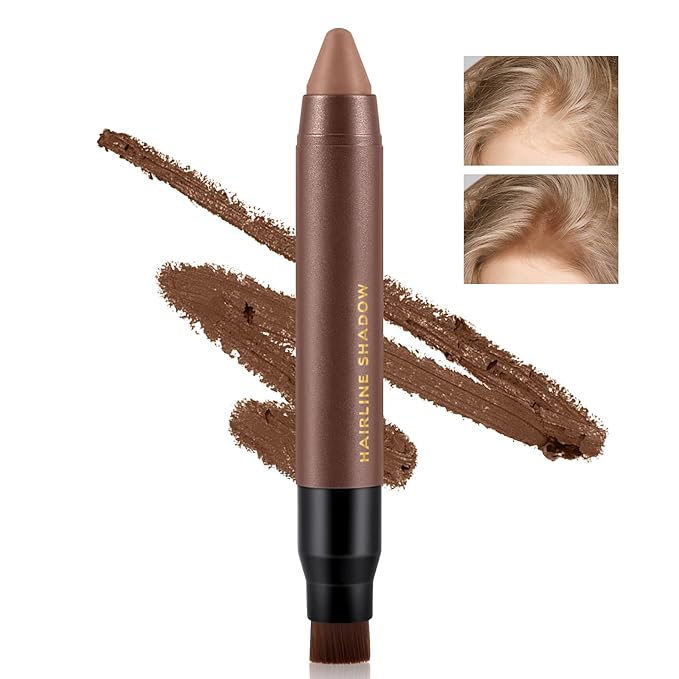 Boobeen Hairline Powder Stick, Hair Shadow Concealer for Thinning Hair, Waterproof Root Touch-Up to Quickly Cover Grey and Conceal Hair Loss