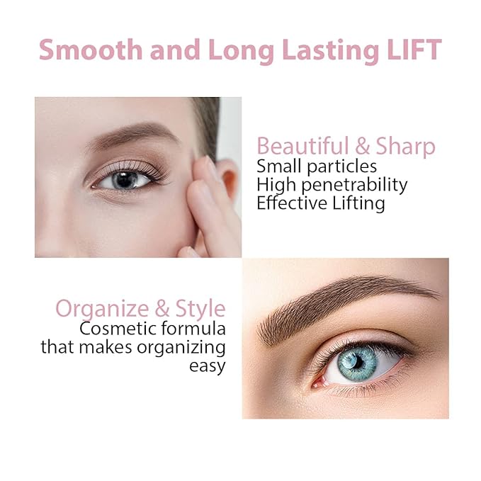 Amber Lash Curlerful, Brow Lamination Tube Set, For Professional Brow Perm, Step 1 & Step 2, 20 ml / 0.67 floz each