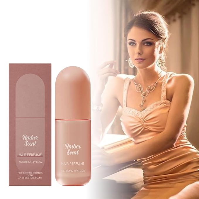 Hair Mist Perfume & Full Body Spray for Women - Amber Body Fragrance Mist, Freshen Hair, Body & Pillows, 50mL