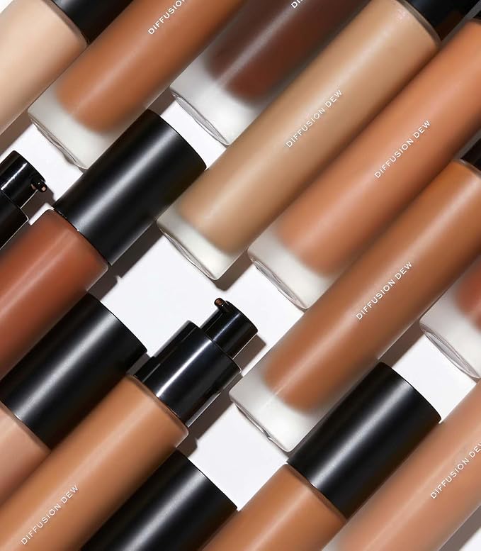 MAKE Beauty Skin Tint – Sheer to Medium Coverage with a Natural Radiant Finish. Lightweight, Smoothing Formula with Niacinamide and Adenosine. Diffusion Dew – Beige 03