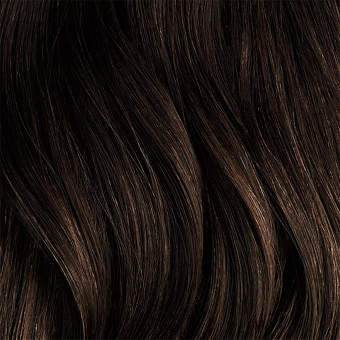 Luxy 100% Remy Human Hair - Seamless Clip-In Hair Extensions - Multi-Dimensional Color for Natural Blending, Adds Volume & Length 160 grams 16" Mocha Brown Balayage