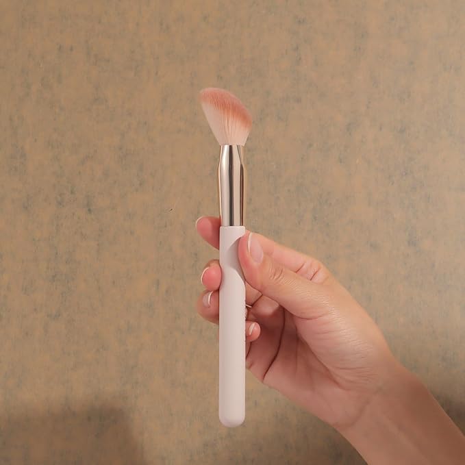 Face Brush for Blush, Bronzer, and Contour Highlighter Makeup Brush Set for Flawless Face Makeup Application - Vegan & Cruelty-Free (Face Brush + Blender)