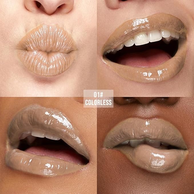 Moisturizing Lip Balm – Hydrating Nourishing Lip Care with Natural Ingredients, Vitamin E & Shea Butter, Smooth Non-Sticky Tinted Lip Balm for Dry & Chapped Lips, Soft Glossy Lipstick for Daily Use 1#