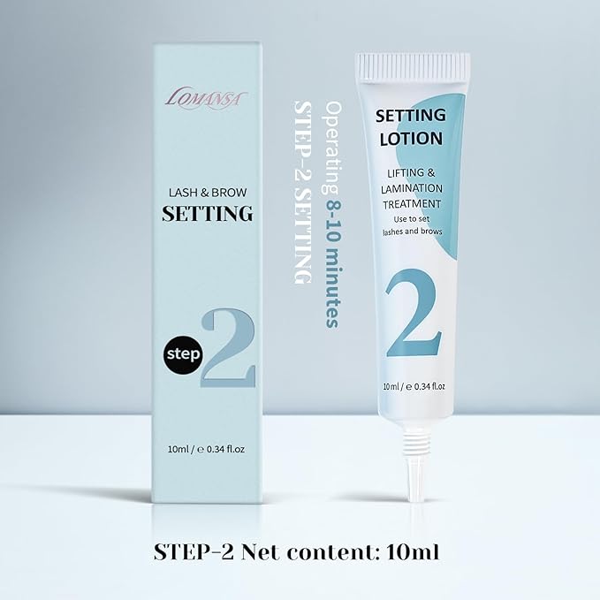 Lash Setting Lotion Lomansa Korean Lash Lift Tube Design Eyebrow Lamination Eyelash Lift Eye Lash Perm - 10ml