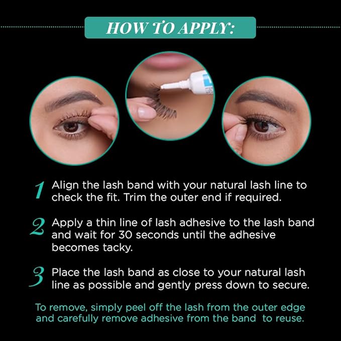 Ardell Natural Lashes False Eyelashes 116 - Black, Lightweight, Soft, & Reusable Lashes for a Natural Look, 4 Pack