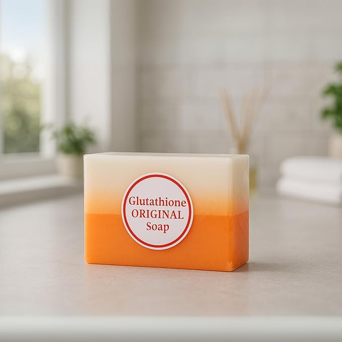 Glutathione Soap Bars – Holidays Deep Cleansing & Hydrating Soap for Smooth, Refreshed Skin – Gentle Exfoliating Formula for Face & Body – 150g x 3 Bars