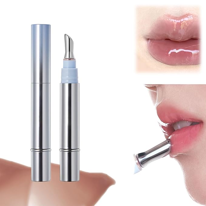 Ice Cool Essence Lip Glaze, Watery Essence Lip Gloss, Jelly Hydrating Mirror Liquid Lipstick with Metallic Brush Moisturizing Ice Watery Lip Gloss (G05 Peach gum ice)