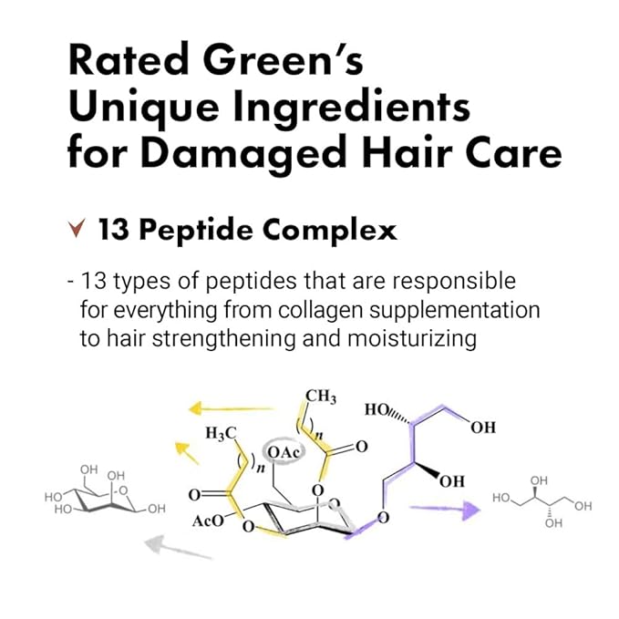 RATED GREEN Real Argan Repairing Travel Size Shampoo | Organic Cold Pressed Ingredient & 13 Peptide Complex | For Brittle and Damaged hair | Silicone-Free, Korean Hair Care | 3.38 fl oz