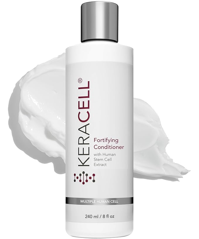 Fortifying Conditioner - Deep Conditioner for Women & Men with Human Stem Cell Extract - Strengthens, Detangles & Adds Shine for Thinning or Fine Hair - Safe for Color-Treated Hair - 8 oz