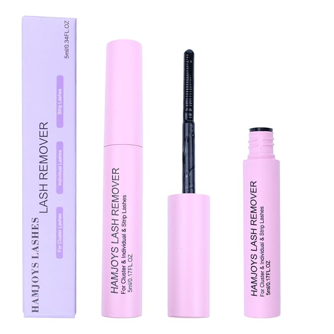 Cluster Lash Glue Remover Quick-Dissolving False Eyelash Remover for Easy Removing Lash Bond and Seal Safe Formula Lash Extension Clusters Remover 5ml Cluster Eyelash Extensions Remover