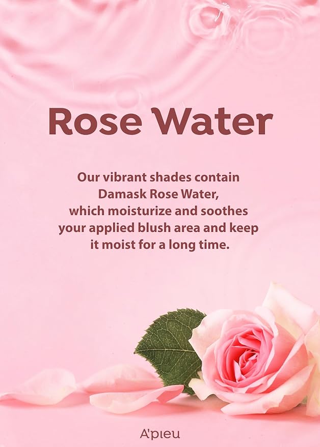 A'PIEU Juicy-Pang Water Blusher [PK03] – Fruity Liquid Blush for Cheeks, Buildable & Blendable Color, Hydrating Dewy Finish with Fruit Extract Blend & Rose Flower Water, 0.31 fl oz