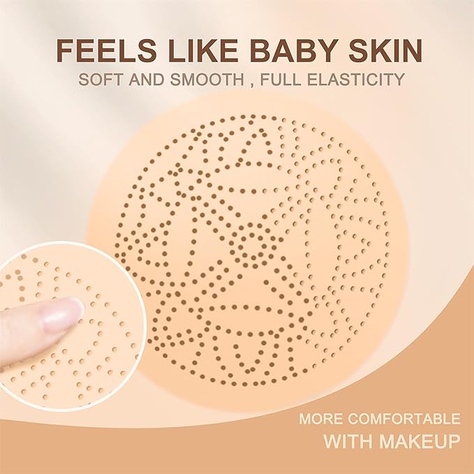 Mushroom Head Air Cushion CC Cream - BB Cream Foundation for Concealer Full Coverage Skin Moisturizing, Brighten Long - Lasting Even Color Correcting for All Skin Types (Buff Beige)