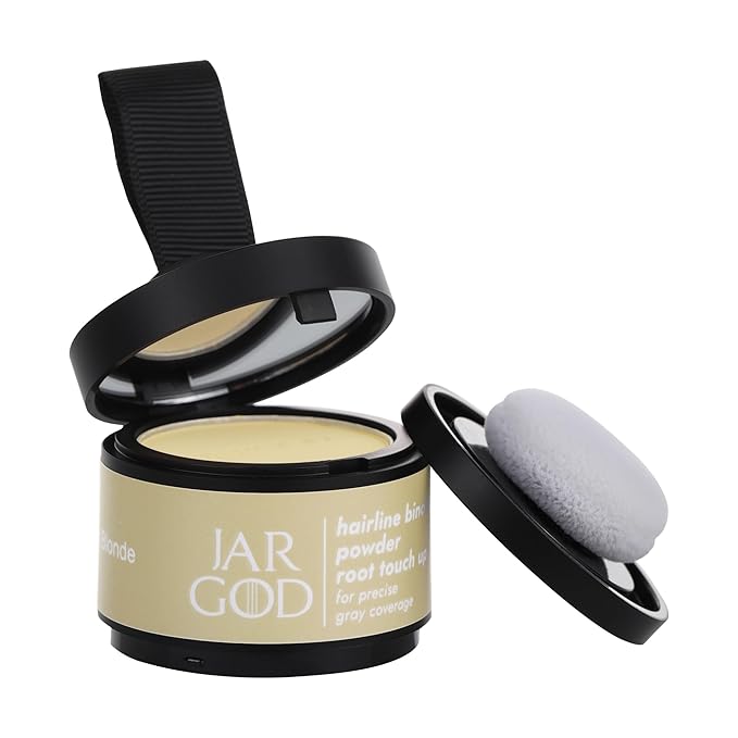 Root touch up powder Hairline Powder for root cover up temporary root concealing powder for Women & Men, for instant gray hair cover up (Light Blonde, 0.14 Ounce (Pack of 1))