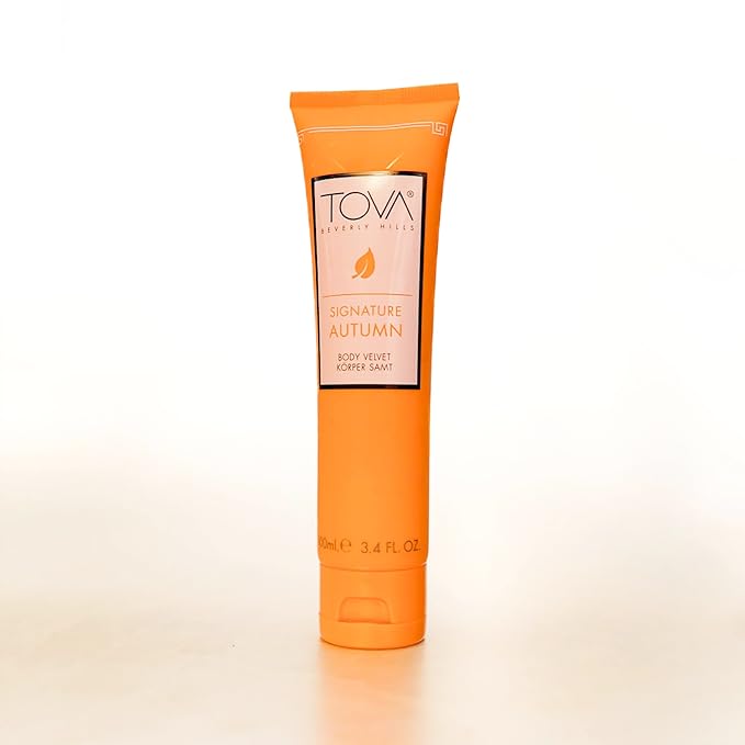Tova Signature Autumn Body Velvet Lotion – Nourishing Botanical Body Cream for Women – Floral Amber Scent – USA-Made & Cruelty-Free – 3.4 fl oz