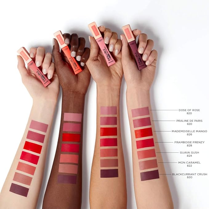 L’Oréal Paris Makeup Infallible Pro Matte Les Macarons Scented Matte Liquid Lipstick, Highly Pigmented, Longwear, Waterproof and Smudge Proof, Mademoiselle Mango, 0.21 fl; oz.
